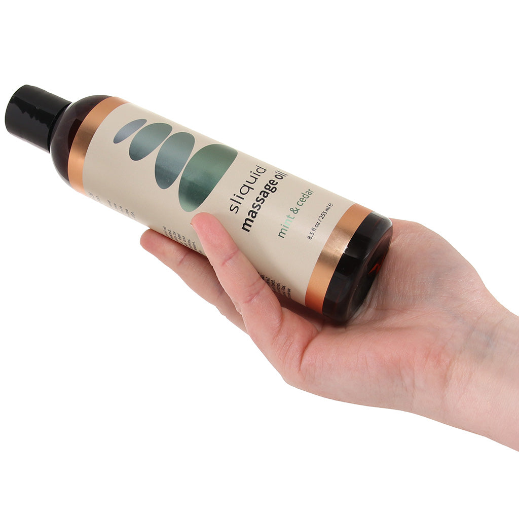 Balance Massage Oil 8.5oz/255ml in Mint & Cedar Lubes and Lotions > Erotic Massage Oils