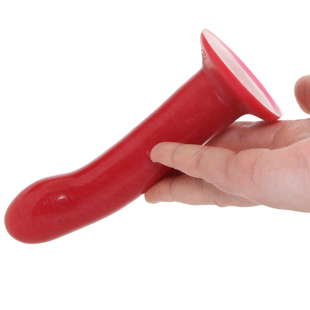 5 Inch Silicone G-Spot Dildo in Red Dildo Sex Toys > G-Spot Dildos