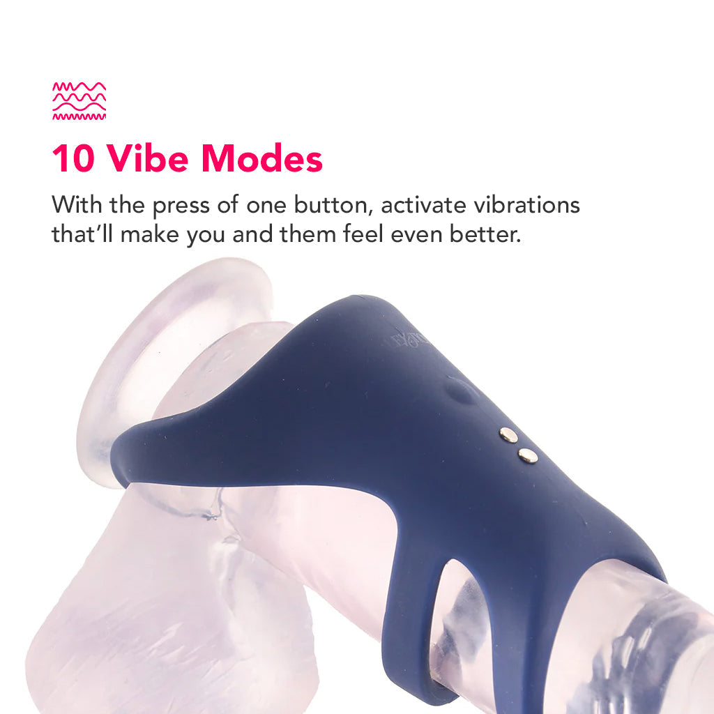 Viceroy Rechargeable Triple Cock Cage Cock Rings