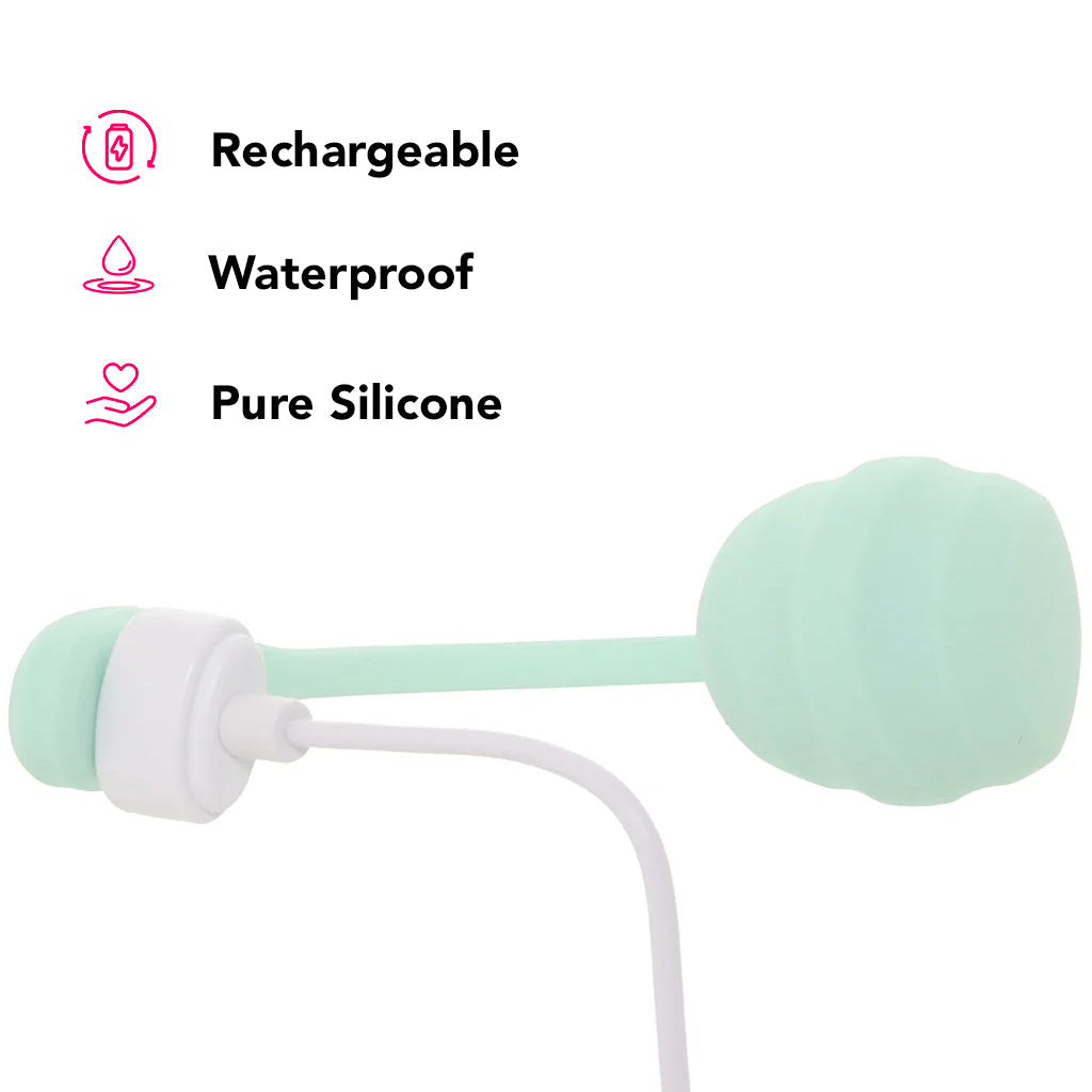 Satisfyer Smooth Petal Wearable Vibe in Mint Vibrators > Bullet and Egg Vibrators