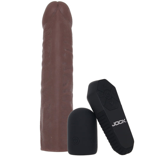 Jock Vibrating Realistic Penis Extender in Dark