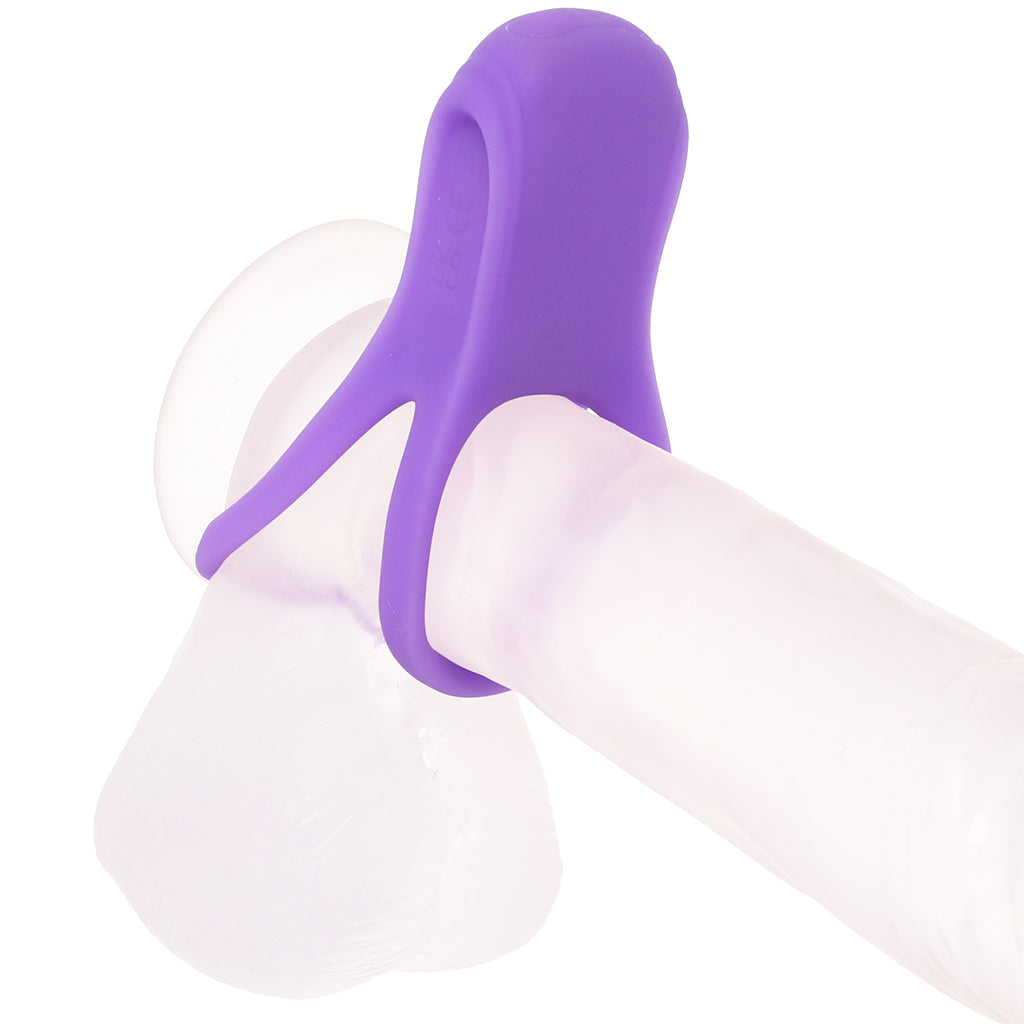 Basic Essentials Dual Support Vibrating Cock Ring Cock Rings