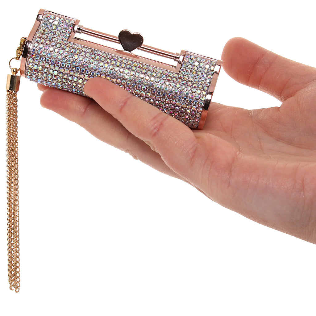 Loveline Diamond Lipstick Vibe with Attachments Vibrators > Clitoral Stimulators