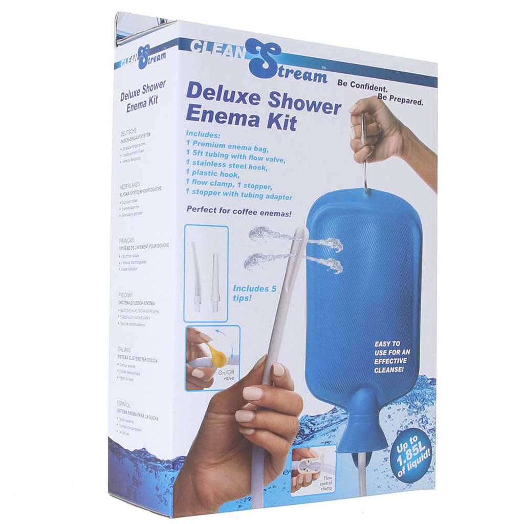 Clean Stream Deluxe Shower Enema Kit Anal Sex Toys > Douche and Enema