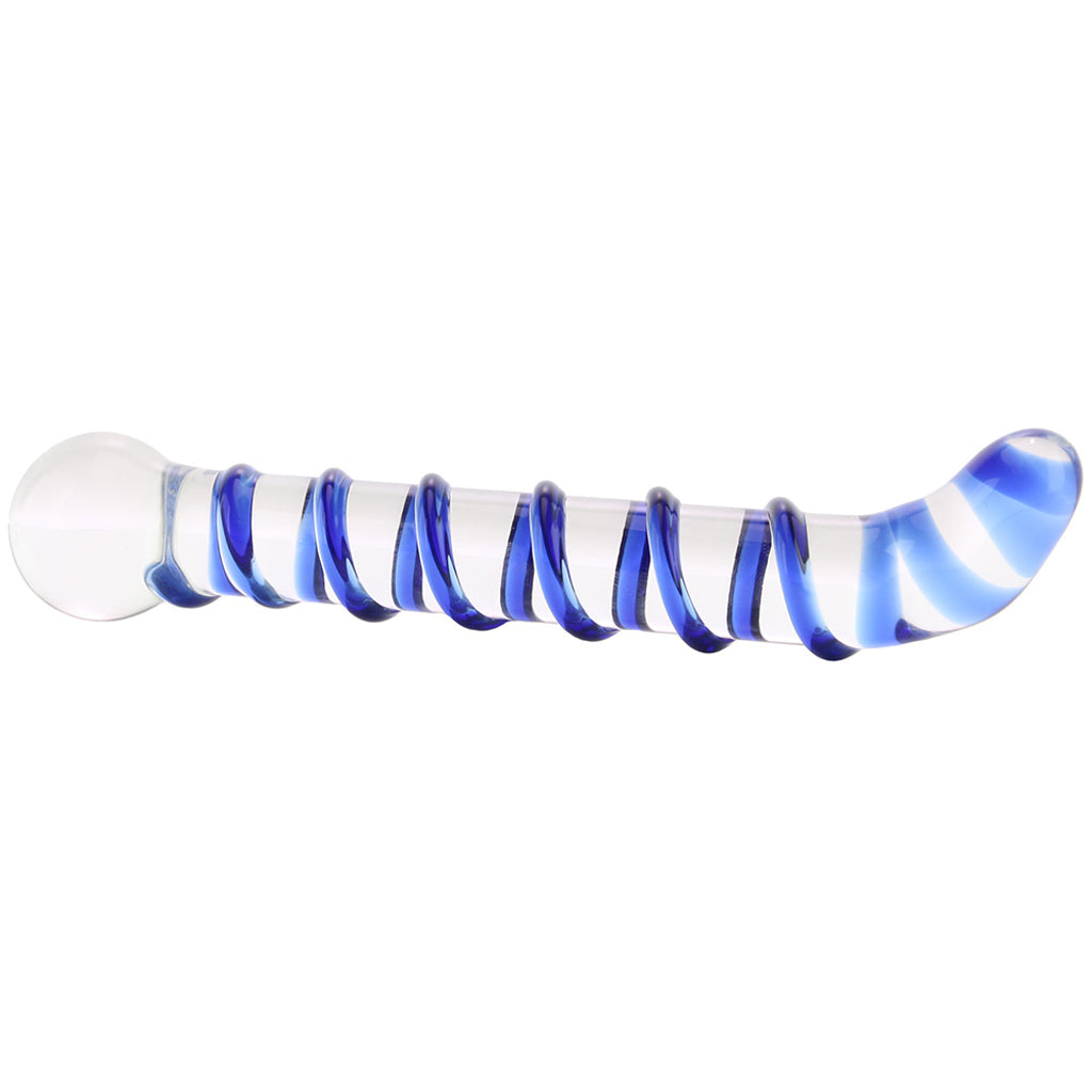 gläs Mr. Swirly 6.5 Inch G-Spot Glass Dildo Dildo Sex Toys > Pyrex Glass Dildos