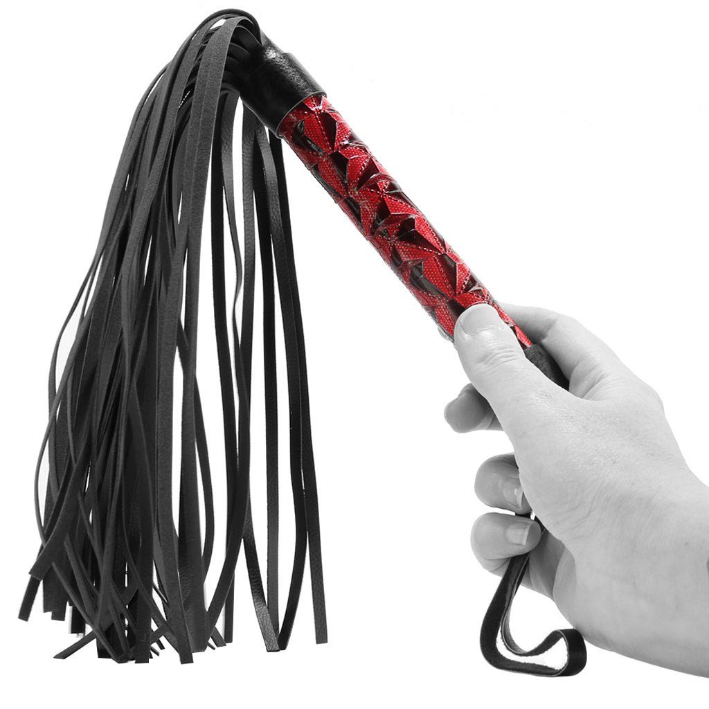 Ouch! Luxury Whip in Burgundy Bondage and Fetish > Whips and Crops