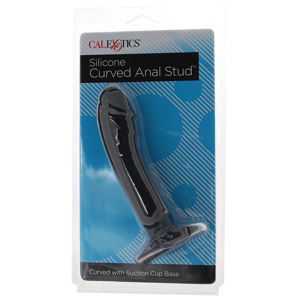 Silicone Curved Anal Stud Probe Dildo Sex Toys > Anal Dildos