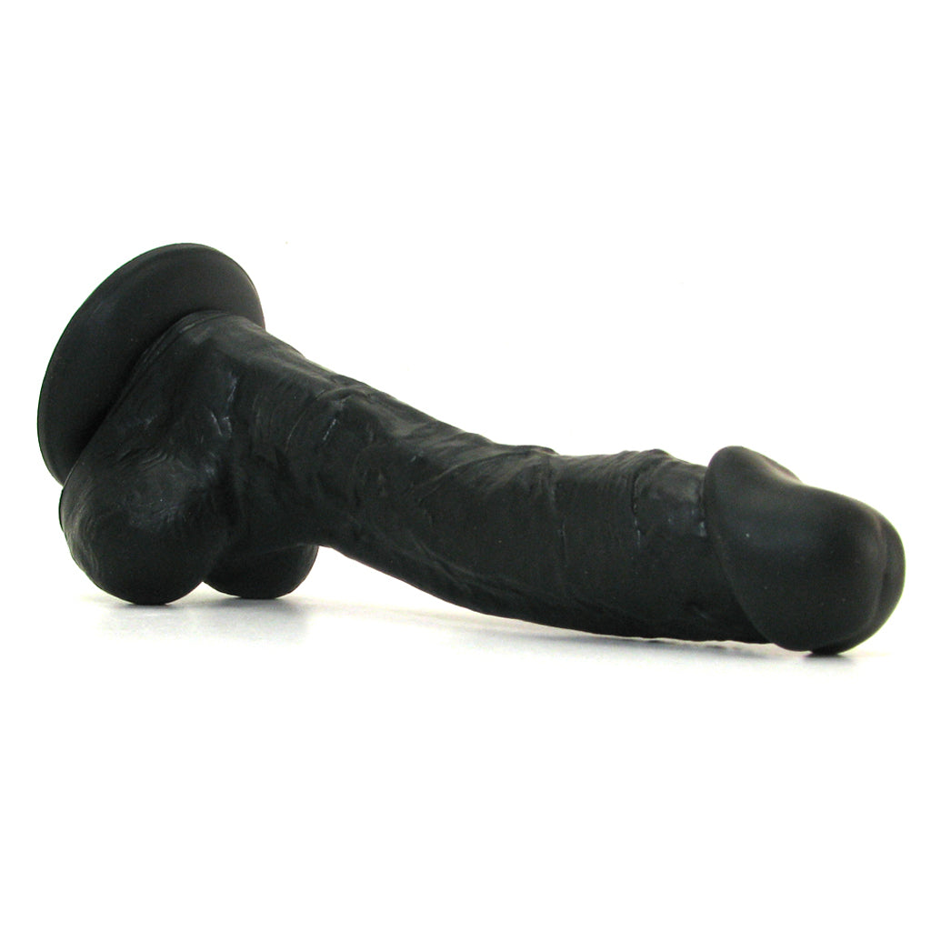 Small Silicone Colours Dildo in Black Dildo Sex Toys > Realistic Dildos