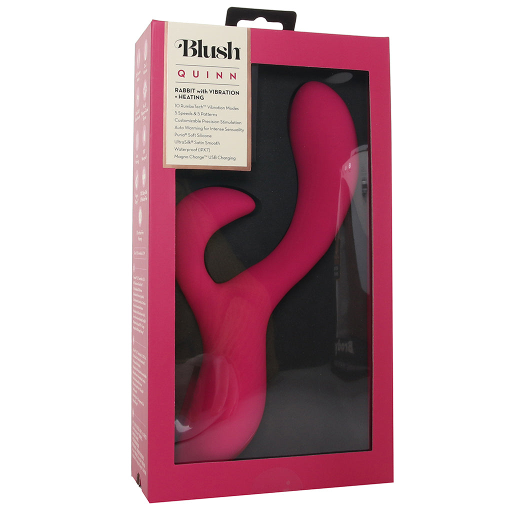 Blush Quinn Warming Rabbit Vibe Vibrators > Rabbit Vibrators