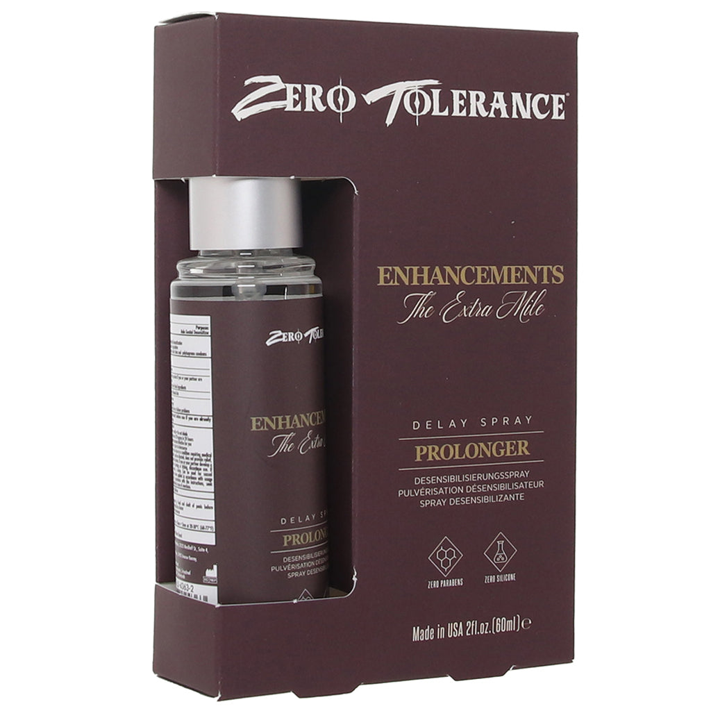Zero Tolerance The Extra Mile Delay Spray in 2 fl.oz/60ml Lubes and Lotions > Sexual Stimulants