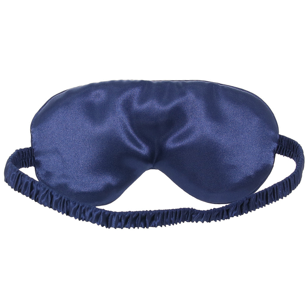 Ouch! Satin Blindfold in Navy Blue Bondage and Fetish > Pleasure Masks and Dress Up Play
