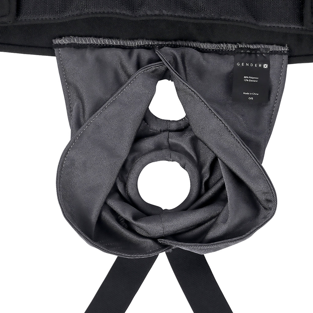 Gender X Double Rider Strap-On Harness Dildo Sex Toys > Strap-On and Harnesses
