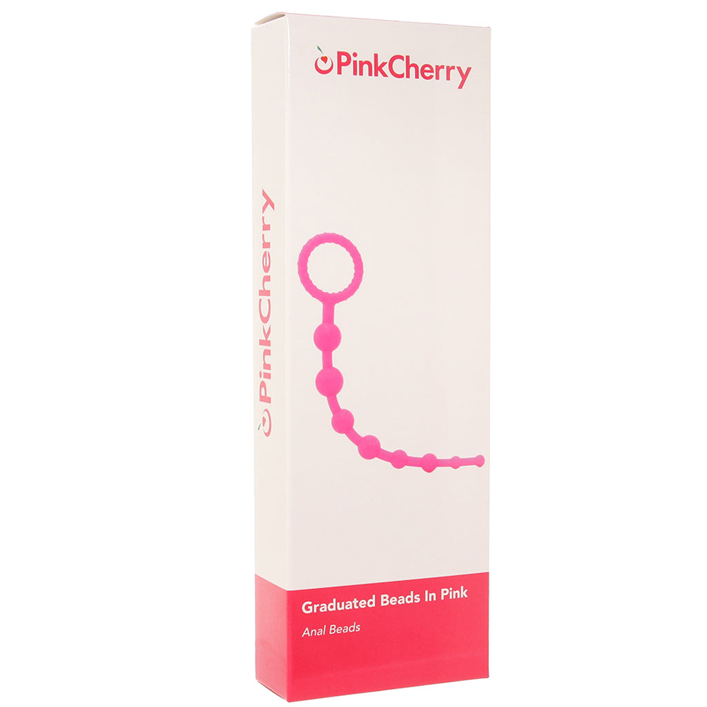 PinkCherry Graduated Anal Beads in Pink Anal Sex Toys > Anal Beads