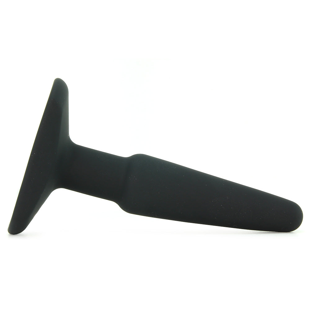 All About Anal Seamless Silicone 4 Inch Butt Plug in Black Anal Sex Toys > Butt Plugs