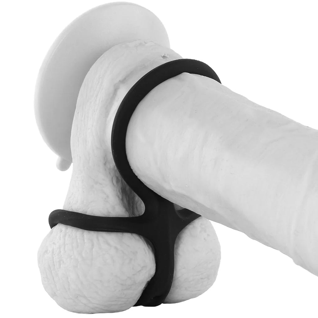 Silicone Ball Spreader in Black Bondage and Fetish > Cock and Ball Devices