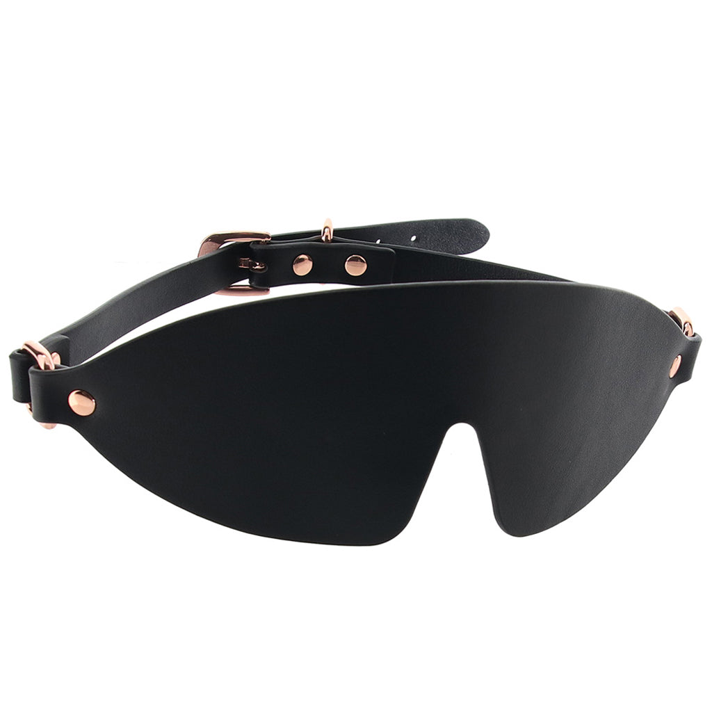 Bondage Couture Blindfold in Rose Gold Bondage and Fetish > Pleasure Masks and Dress Up Play