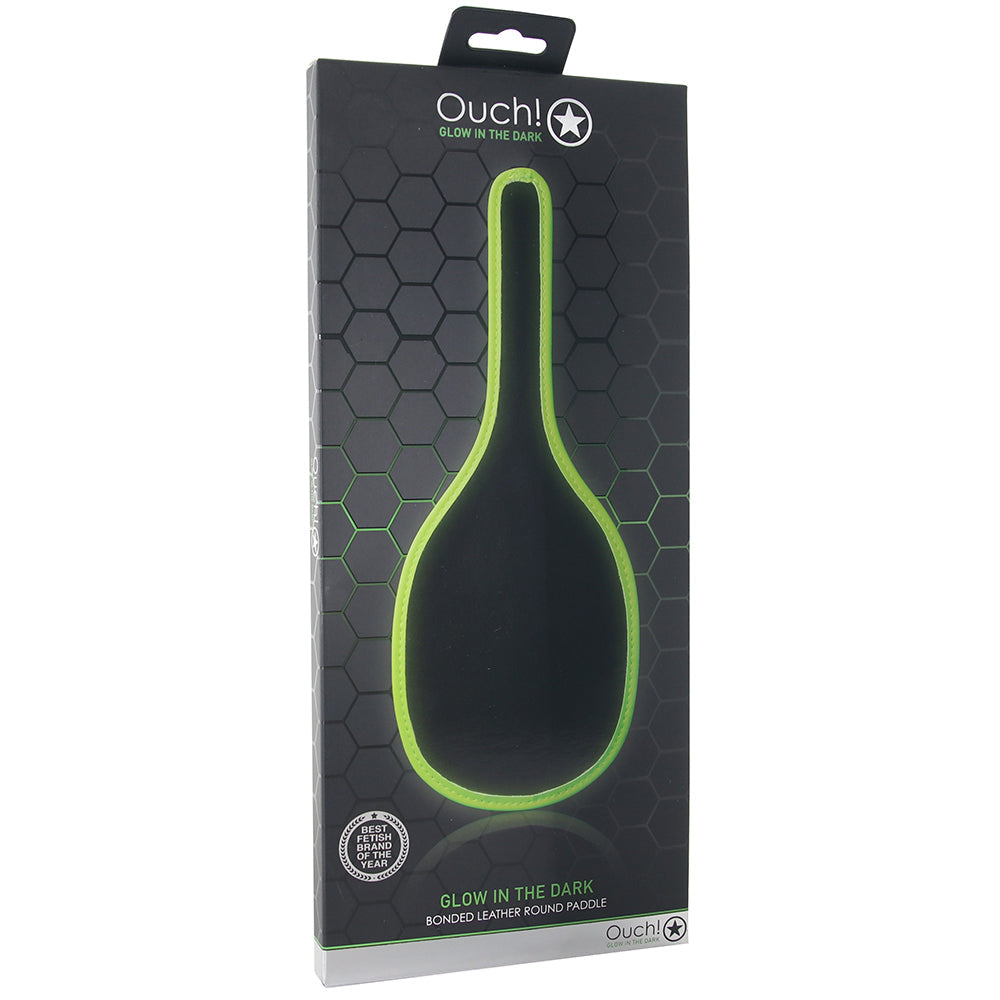 Ouch! Glow In The Dark Round Paddle Bondage and Fetish > Whips and Crops