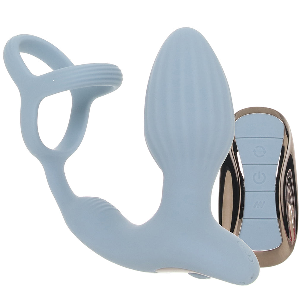 Renegade Pinnacle Cock Ring and Gyrating Plug Anal Sex Toys > Butt Plugs