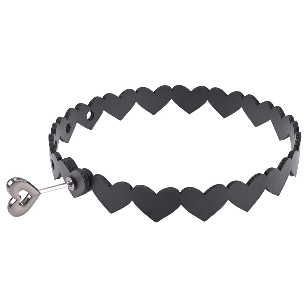 Sex & Mischief Heart Day Collar Bondage and Fetish > Leashes and Collars