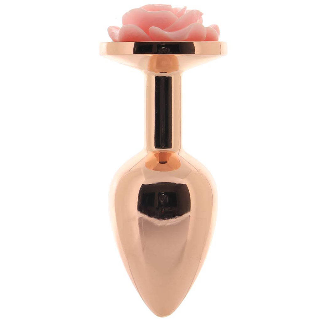 Rear Assets Small Rose Aluminum Plug in Rose/Pink Anal Sex Toys > Butt Plugs