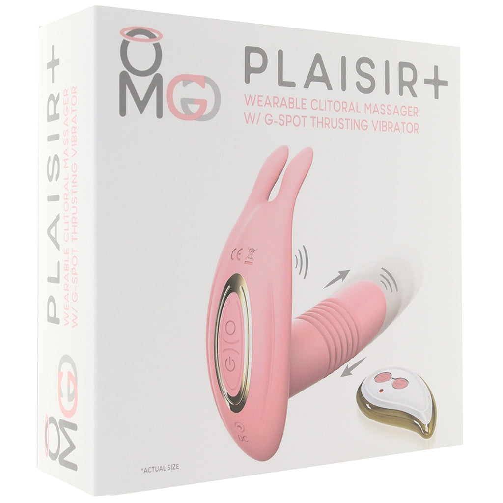 OMG Plaisir+ Wearable Thrusting Clitoral & G-spot Vibe Vibrators > Wearable & Panty Vibrators