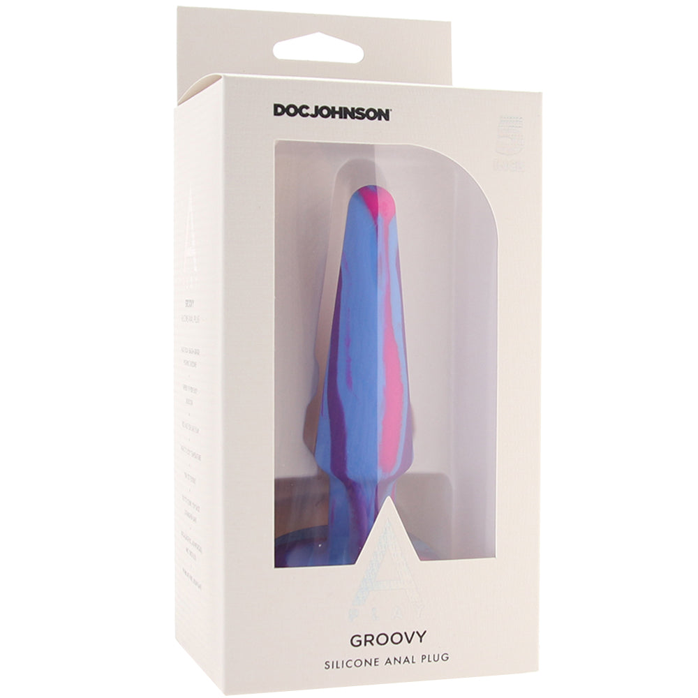 A-Play Groovy 5 Inch Anal Plug in Berry Anal Sex Toys > Butt Plugs