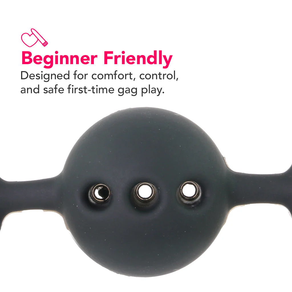 Saffron Breathable Ball Gag Bondage and Fetish > Ball Gags & Mouth Restraints