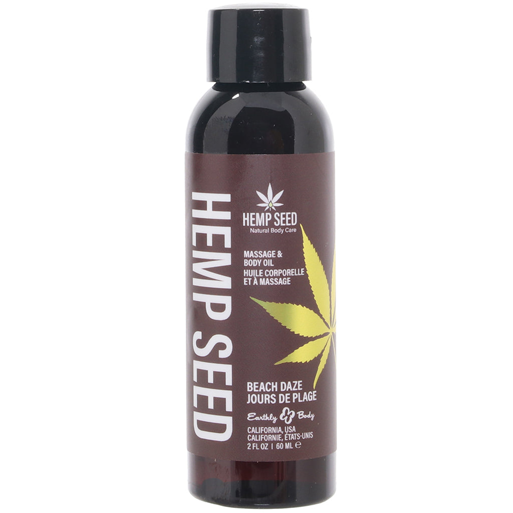 Hemp Seed Massage Oil 2oz/60ml in Beach Daze Sensual Love > Massage