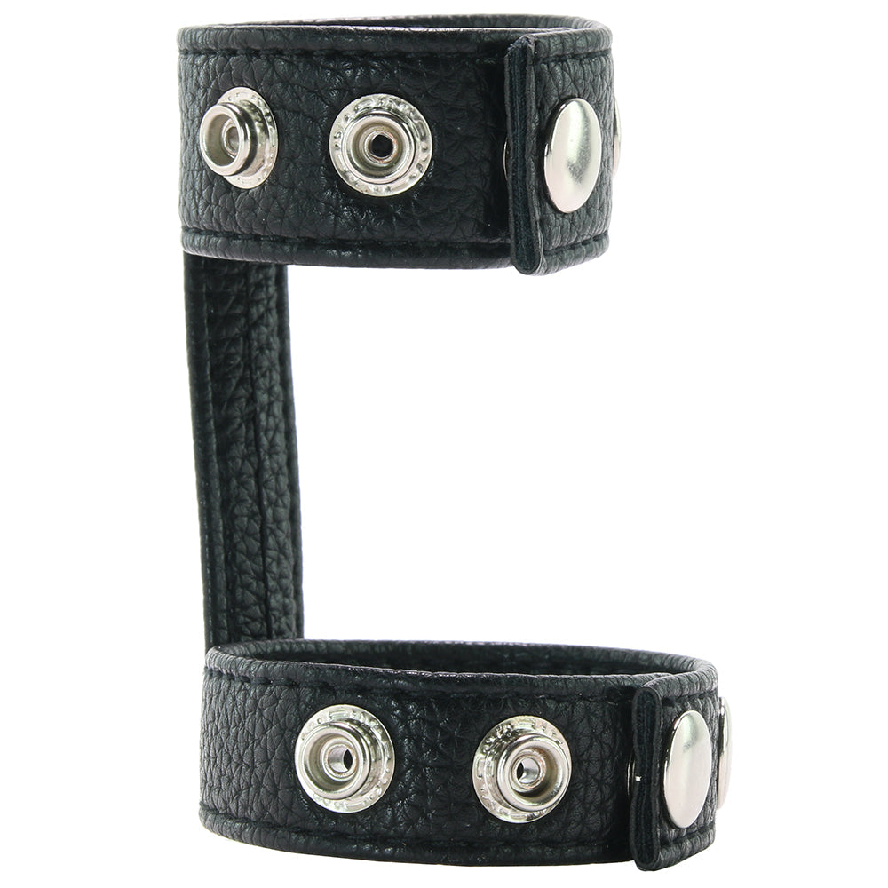 Blue Line Duo Snap Cock and Ball Ring Bondage and Fetish > Cock and Ball Devices