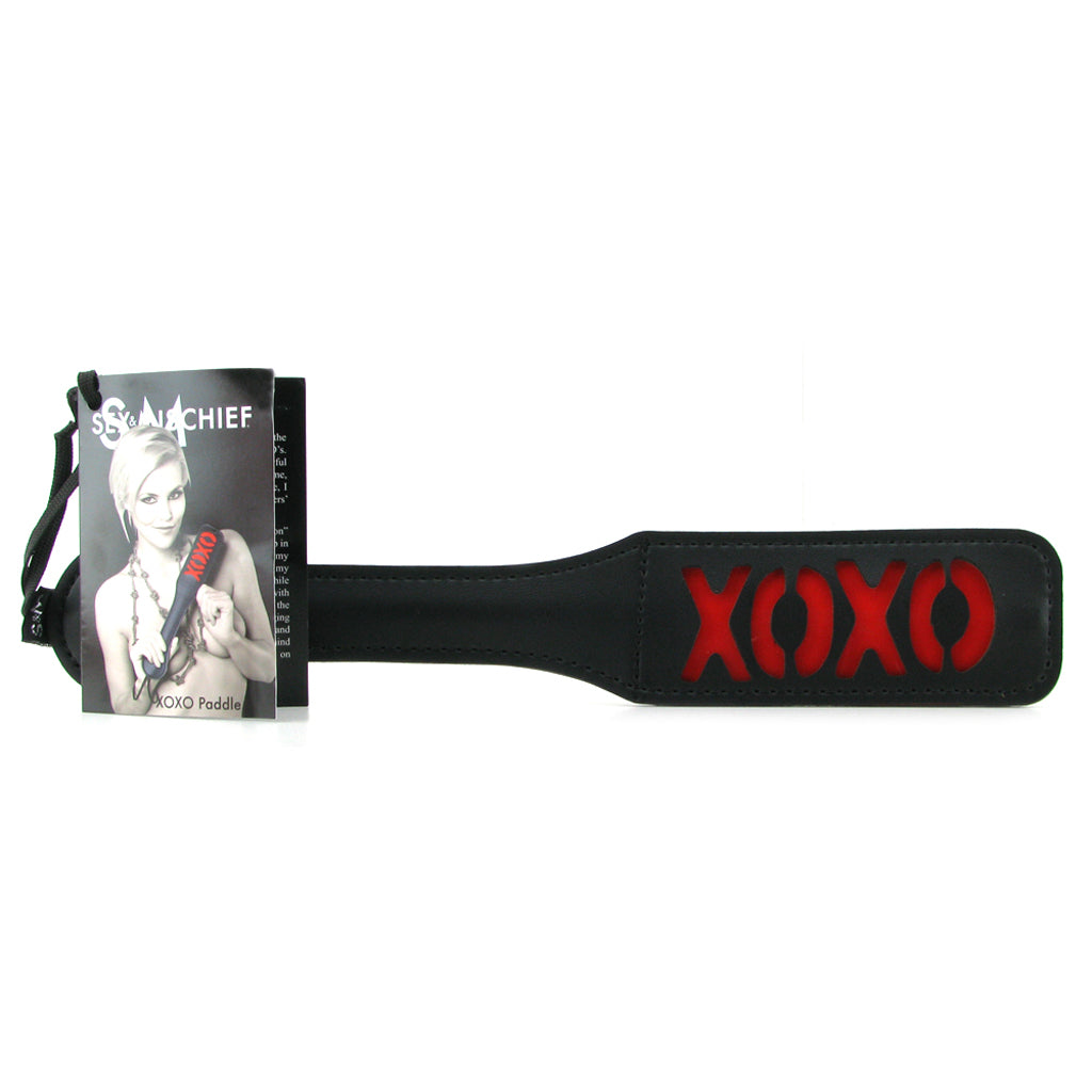 XOXO Paddle in Black Bondage and Fetish > Whips and Crops