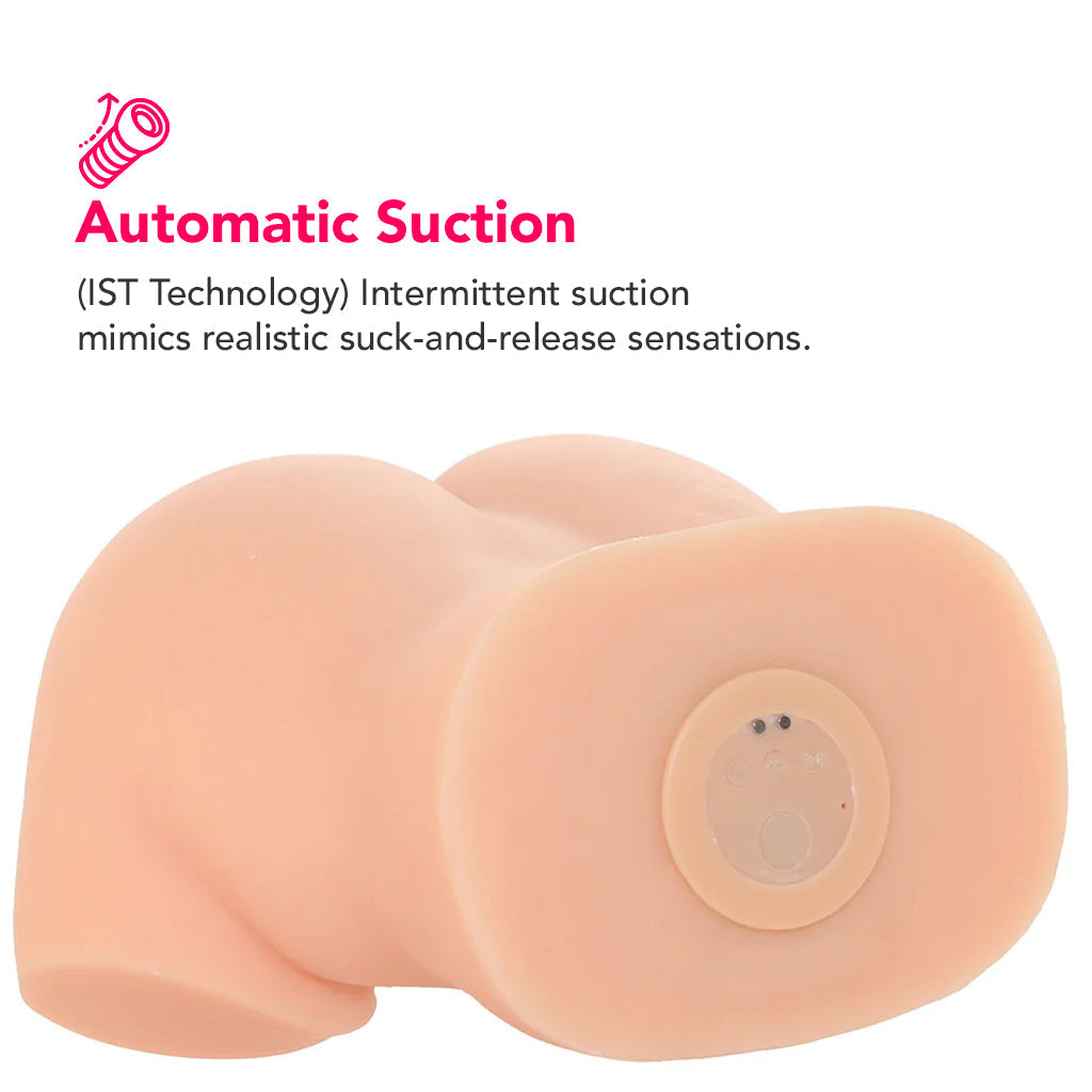 PDX Elite Back That Ass Up Suction Masturbator in Light Male Masturbators > Realistic Butts