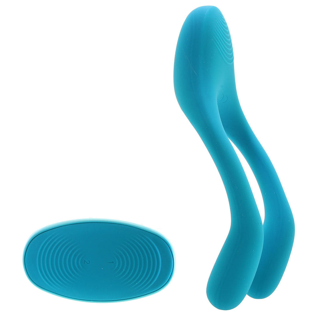 Tryst V2. Multi-Erogenous Silicone Vibe in Teal Vibrators > Clitoral Stimulators