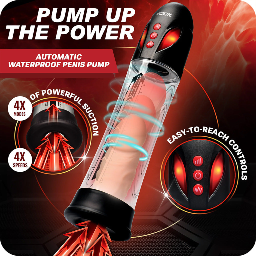 Jock Power Up Automatic Penis Pump Male Enhancement > Penis Pumps