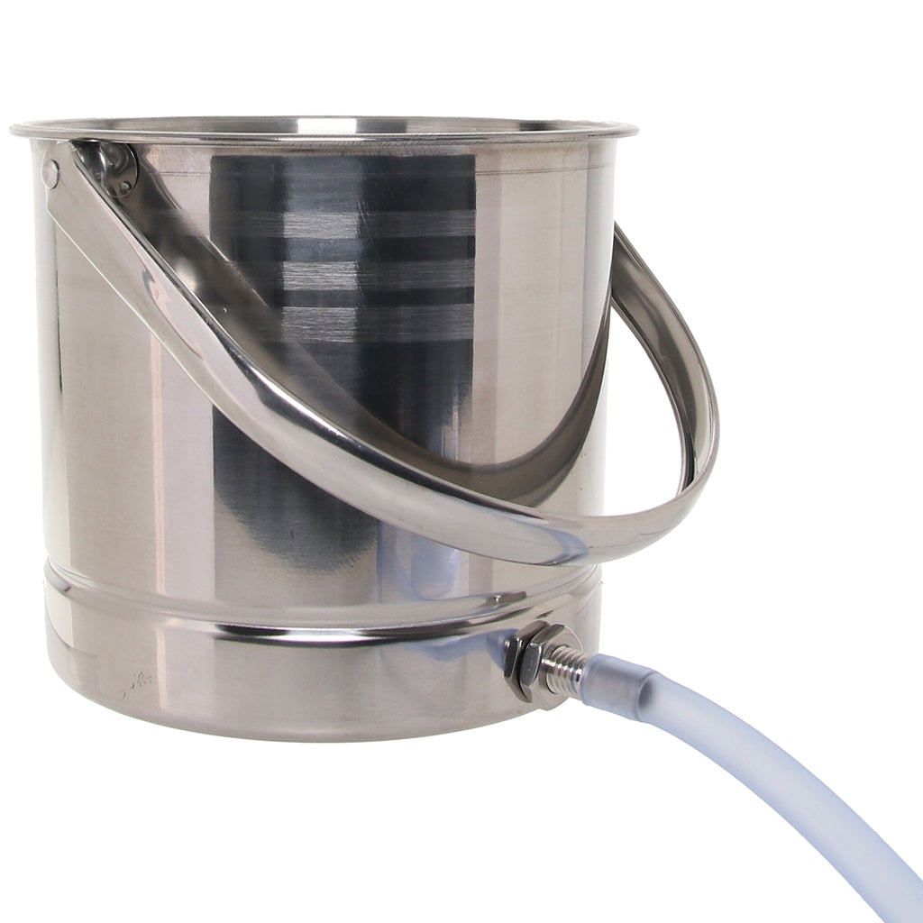 Aqua Clean 8 Piece Stainless Steel Bucket Set Anal Sex Toys > Douche and Enema