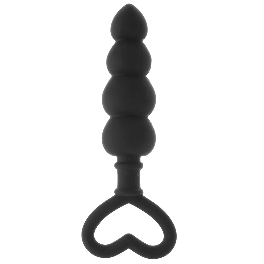 PinkCherry Black Hearts Butt Plug Anal Sex Toys > Butt Plugs