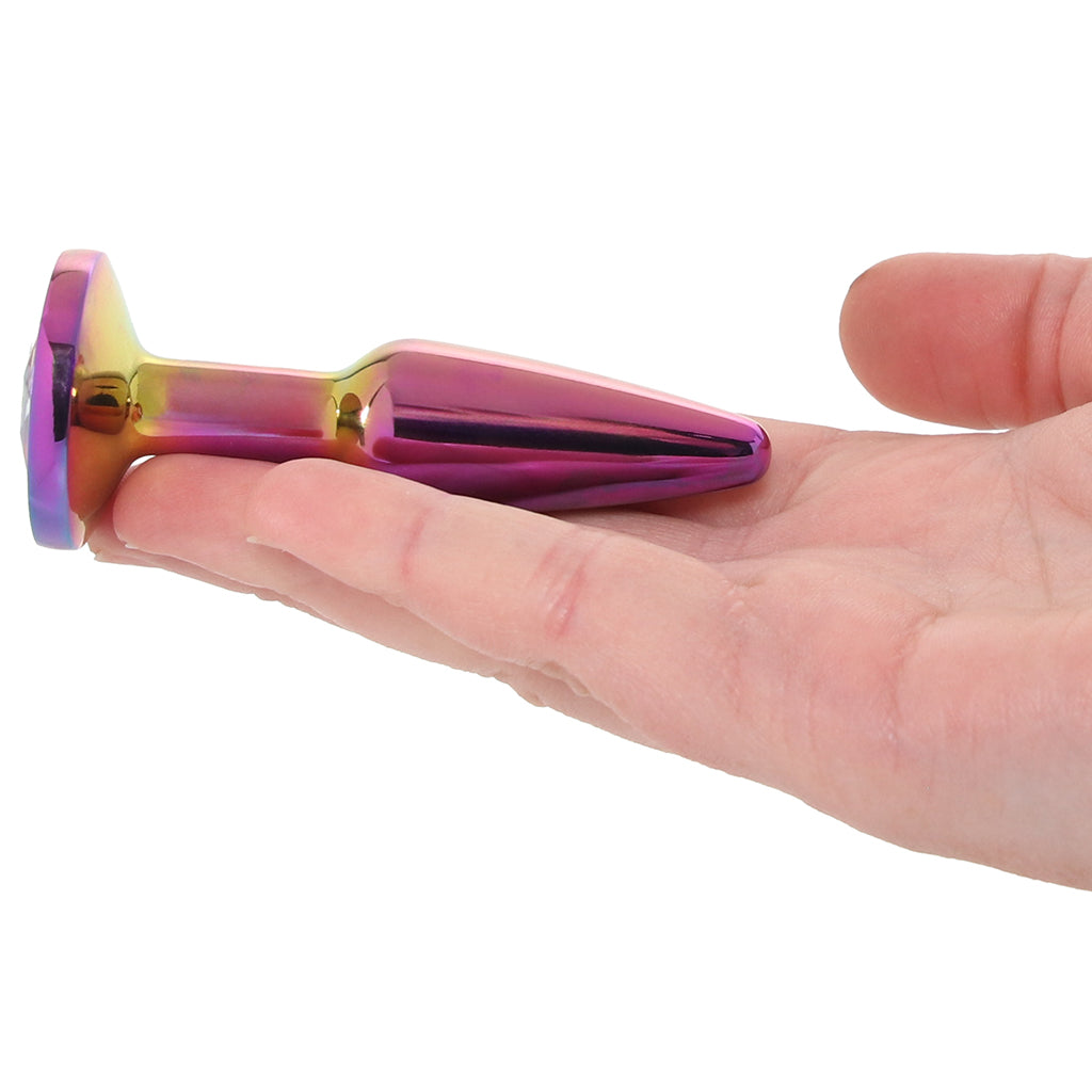 Rear Assets Small Tapered Butt Plug in Multicolour Anal Sex Toys > Butt Plugs