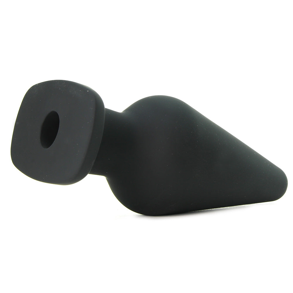 All About Anal Seamless Silicone 6 Inch Butt Plug in Black Clearance