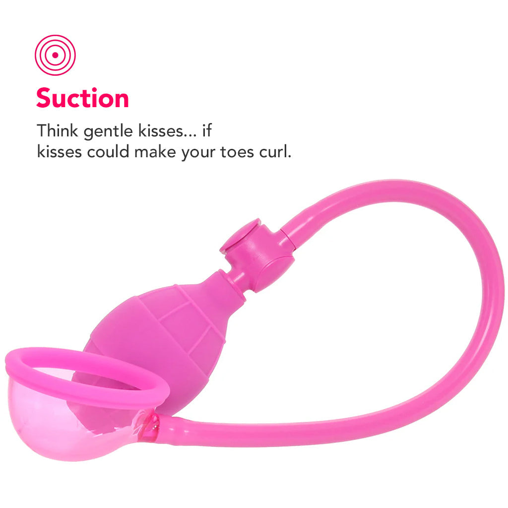 PinkCherry Mini Silicone Clitoral Pump in Pink Vibrators > Clitoral Suction & Stimulation