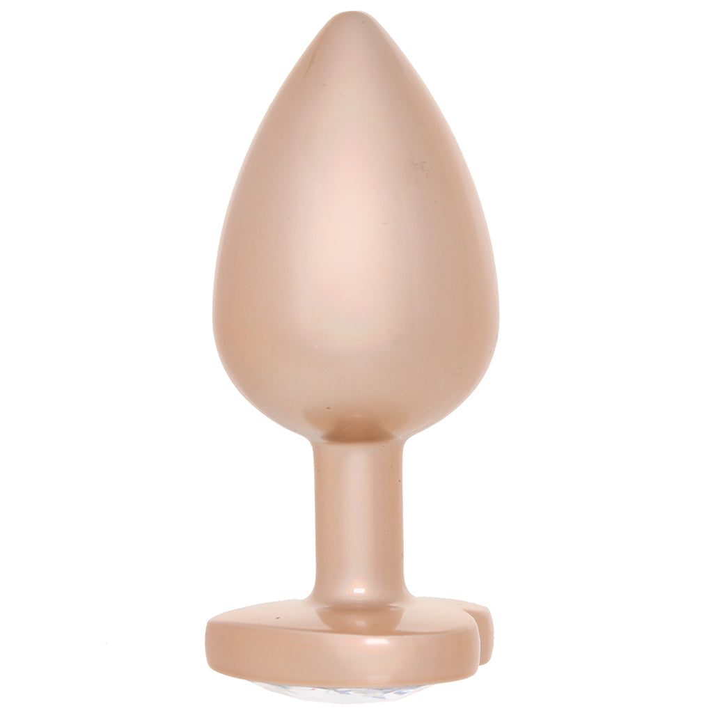 Booty Bling Gold Metal Jewelled Butt Plug in Large Anal Sex Toys > Butt Plugs