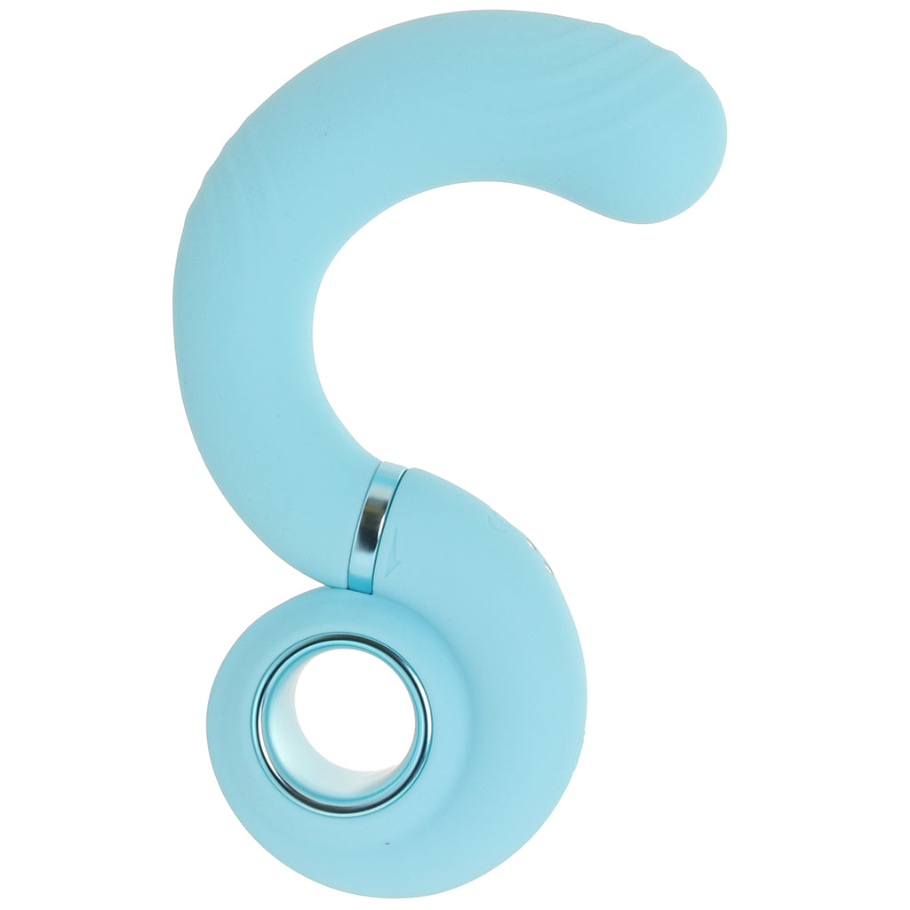 Loveline Gyre Vibrating Swirl Vibe in Blue Vibrators > G-Spot Vibrators