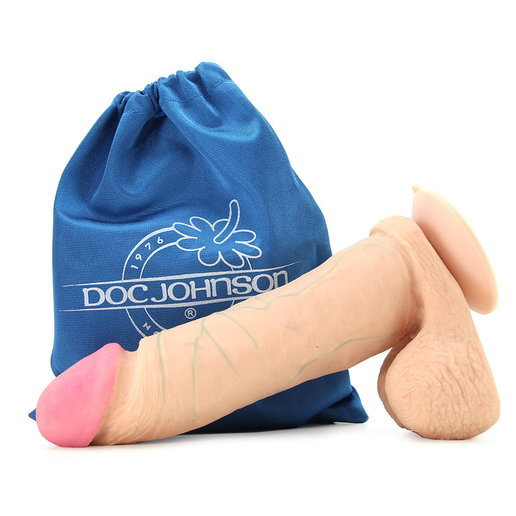 The Realistic ULTRASKYN 8 Inch Cock in White Dildo Sex Toys > Realistic Dildos