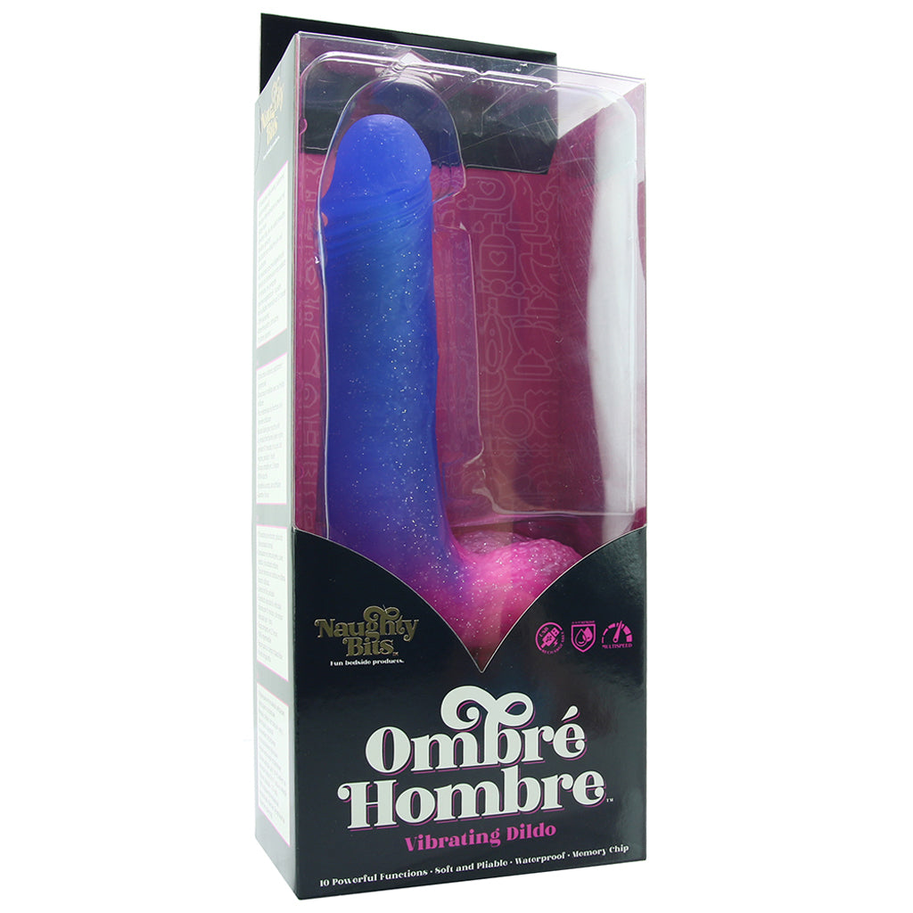 Naughty Bits Ombré Hombre Vibrating Dildo Vibrators > Realistic Vibrator Dildos