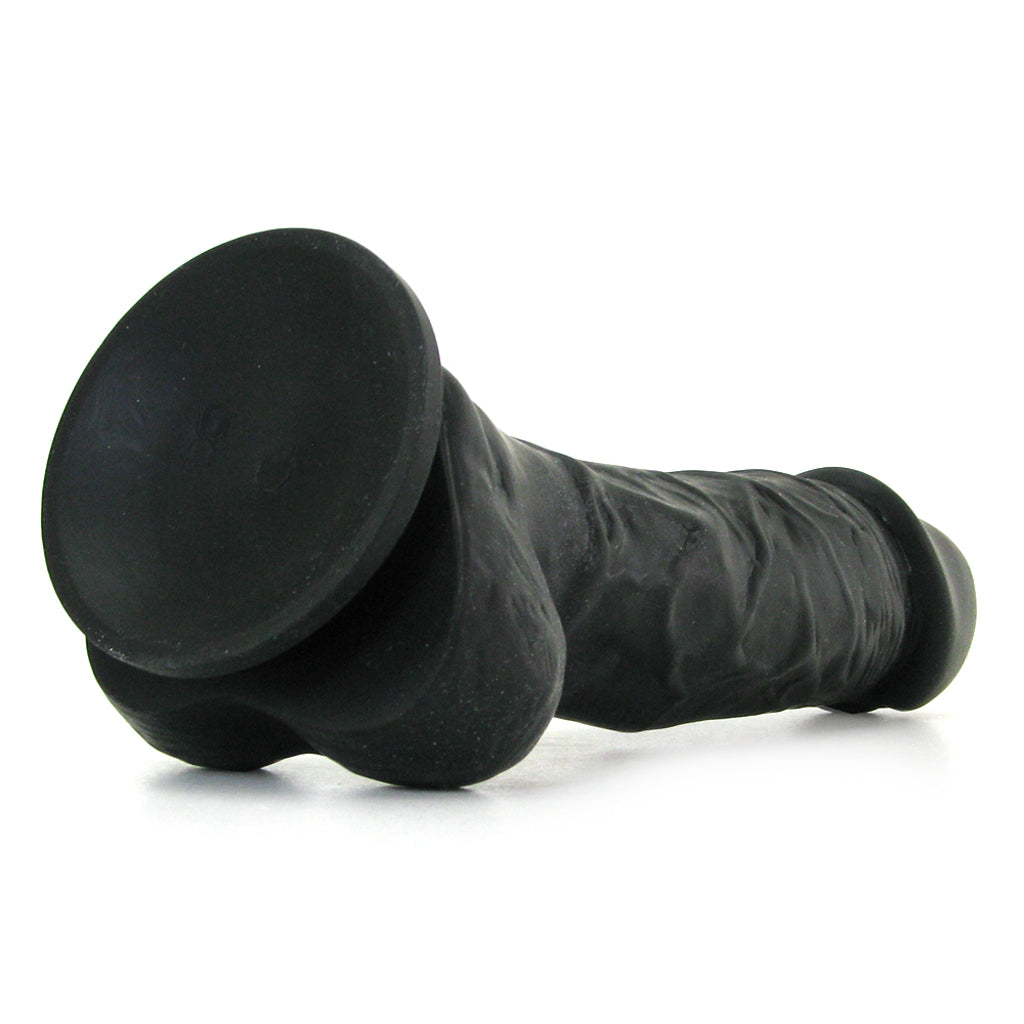 Small Silicone Colours Dildo in Black Dildo Sex Toys > Realistic Dildos