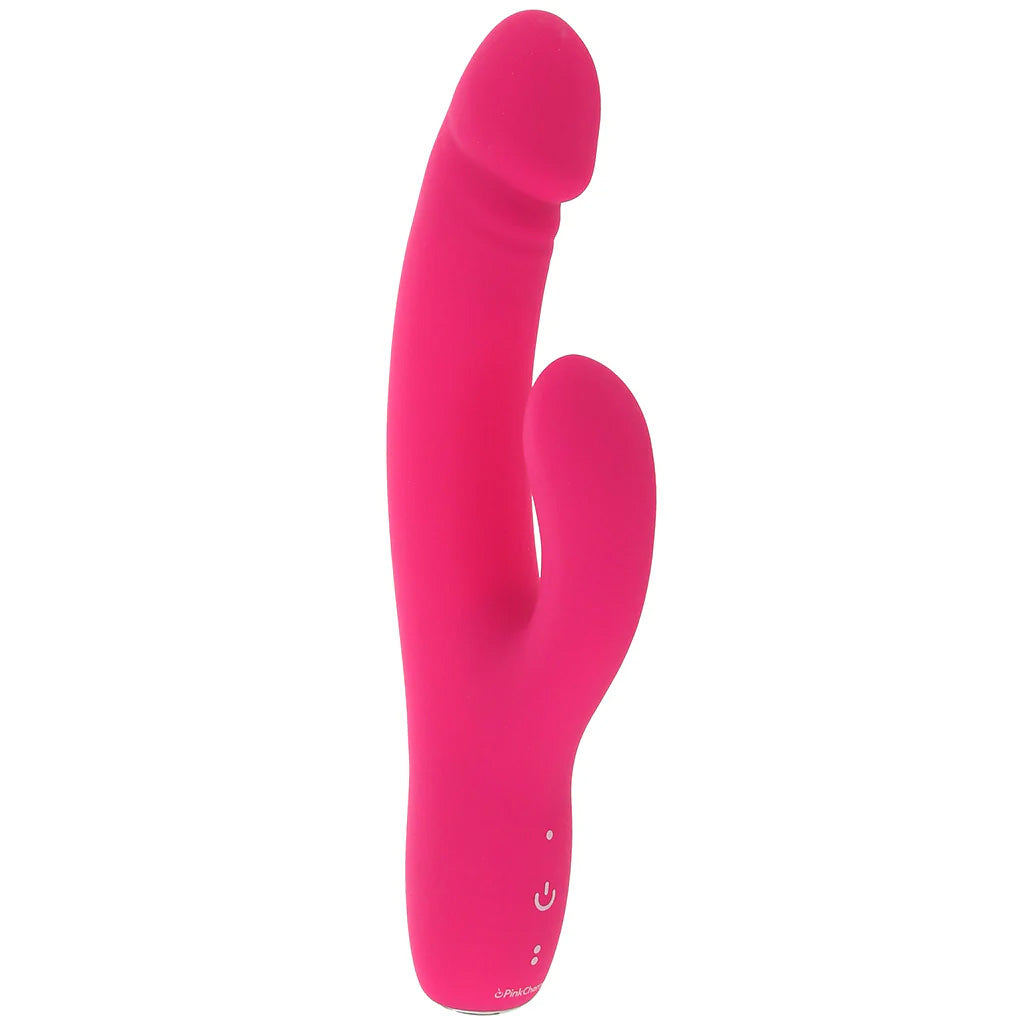PinkCherry Realistic Slim Rabbit Vibe in Pink Vibrators > Rabbit Vibrators