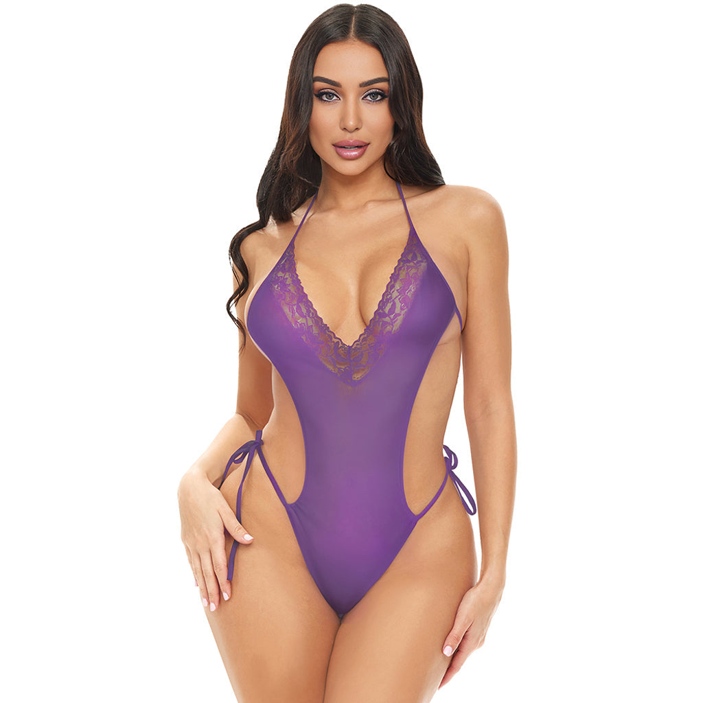 Lilac Lace Bodysuit Lingerie > Lingerie