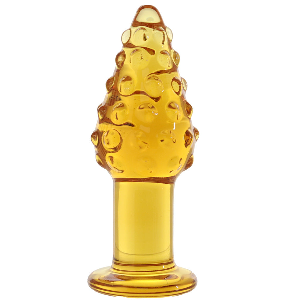 gläs Cornstar 4 Inch Glass Butt Plug Anal Sex Toys > Butt Plugs