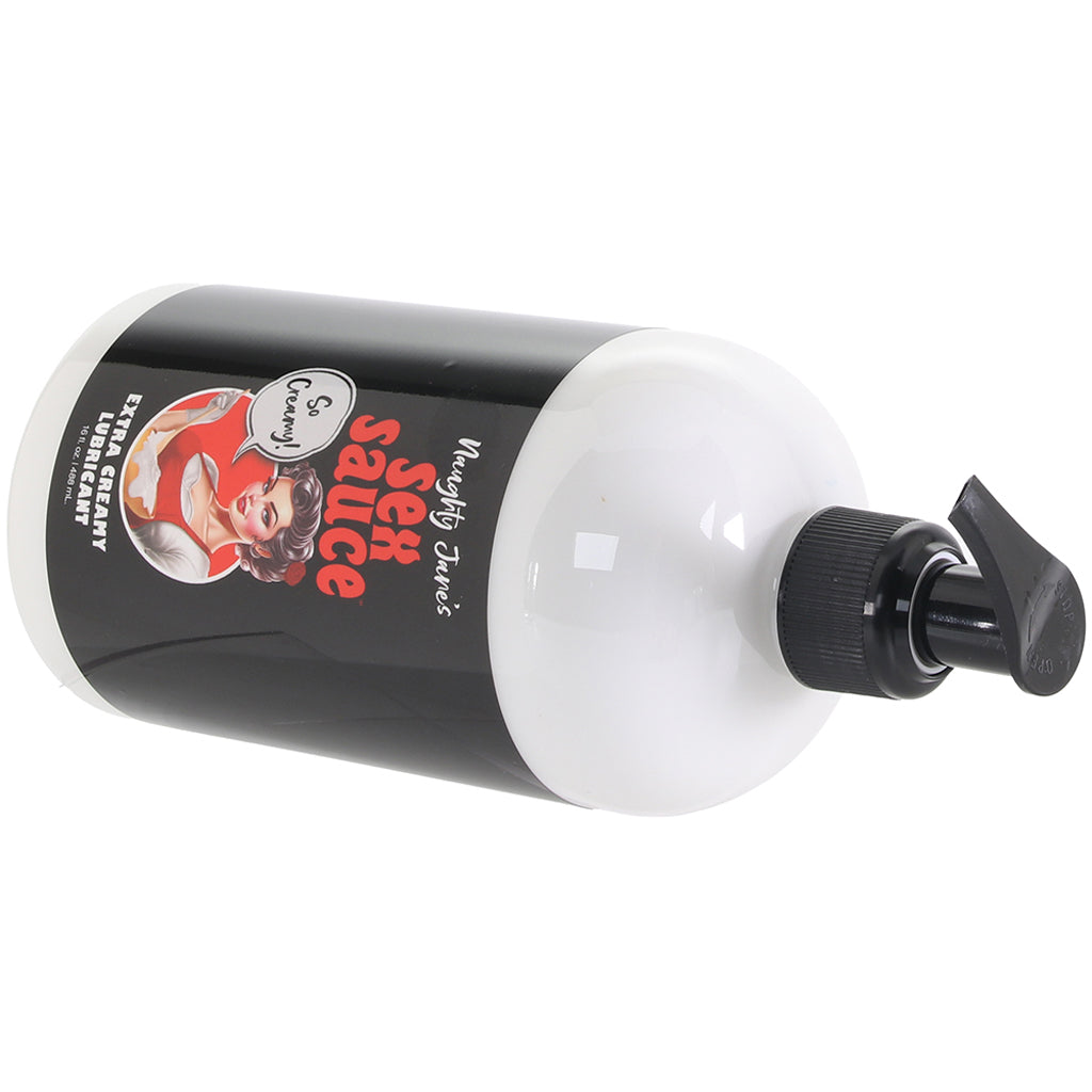 Naughty Jane's Sex Sauce Extra Creamy Lubricant in 16oz/488 Lubes and Lotions > Water Based Sex Lubes
