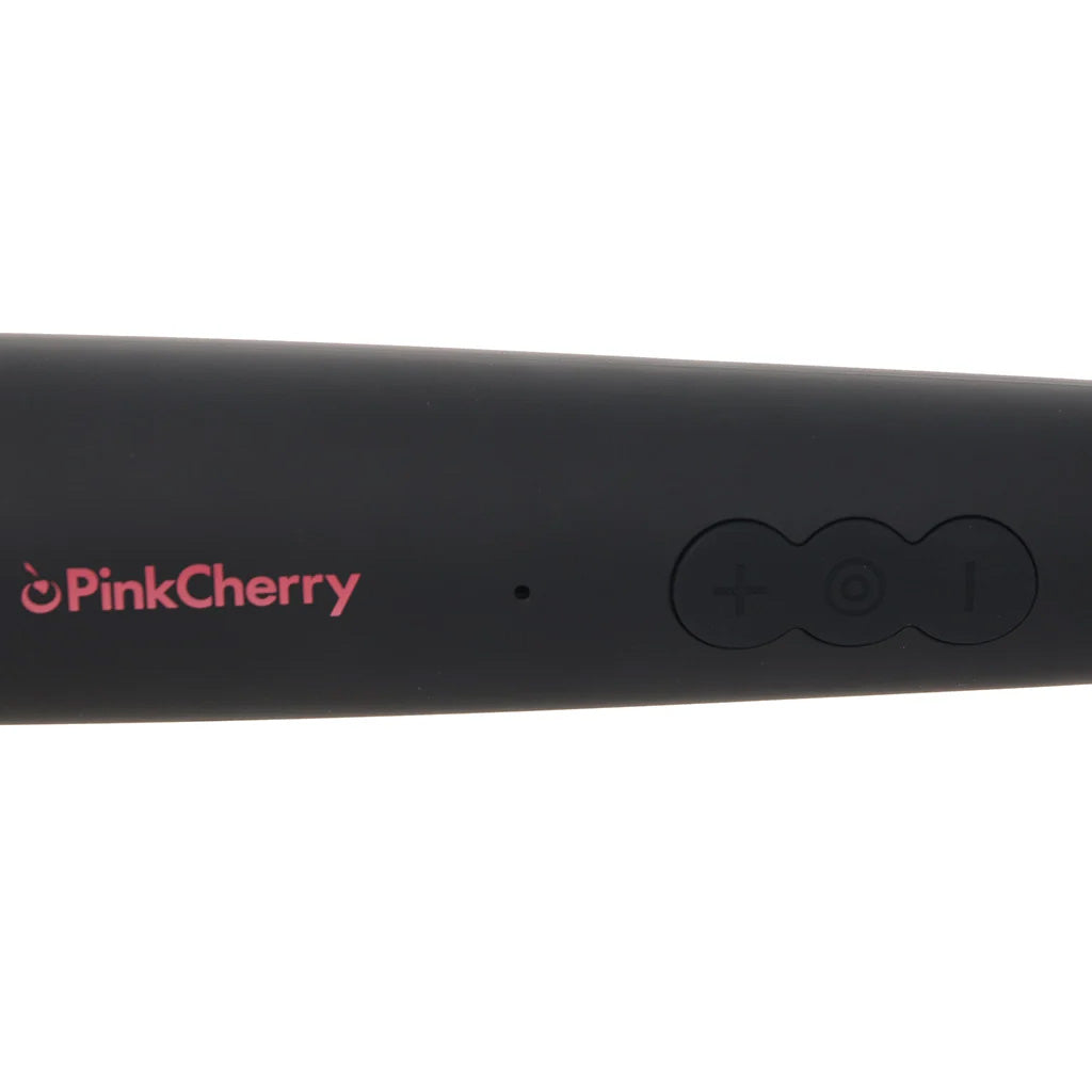 PinkCherry Premium Powered Wand in Black Vibrators > Wands