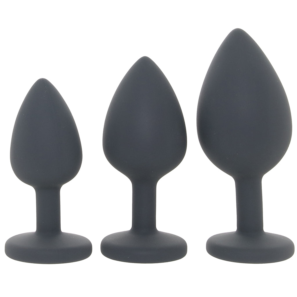 A-Play Silicone 3 Piece Anal Trainer Set Anal Sex Toys > Butt Plugs