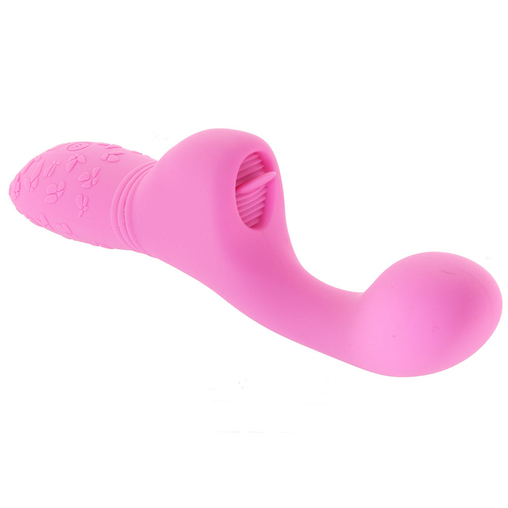 Rechargeable Butterfly Kiss Flicker Vibrator in Pink Vibrators > G-Spot Vibrators
